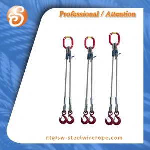 Lifting and Lashing Chain Sling with Master Link and Clevis Hook Pear Link