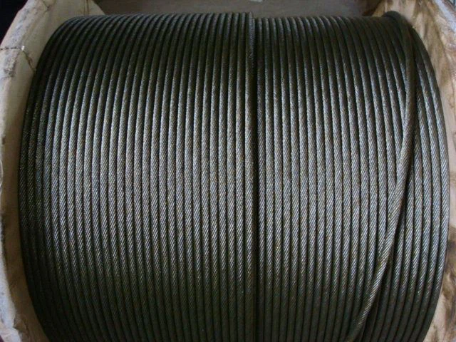 Ungalvanized Steel Wire Rope High Cable 1000m 6X37+iwrc For Vertical Well Banlance suppliers
