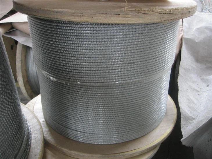 6x19Fi+IWRC PVC Coated Steel Wire Rope 2mm