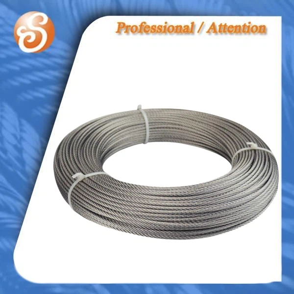 6x12+7FC Galvanized Steel Wire Rope 18MM