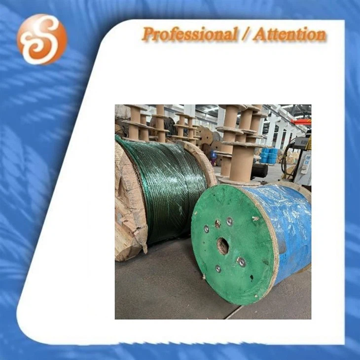 Ungalvanized Steel Wire Rope High Cable 1000m 6X37+iwrc For Vertical Well Banlance