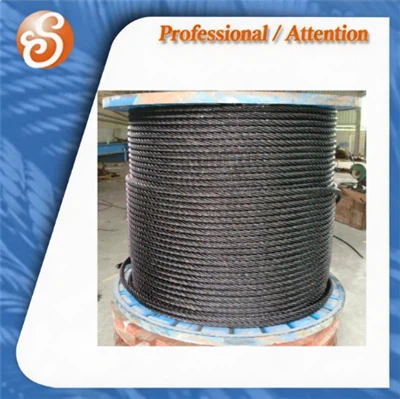 Non Rotating Steel Wire Rope 8X19W+Iwrc With Yellow Paint 18mm 1000m