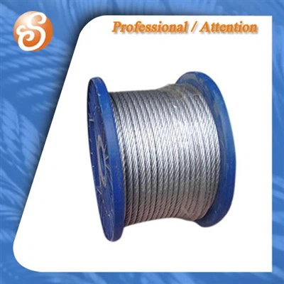 Pvc Coated 500m Lifting Rope Galvanized Steel Wire Cable