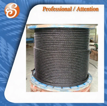 ungalvanized steel wire rope