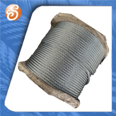 6x7+FC Steel Wire Rope 20MM GALVANIZED CABLE