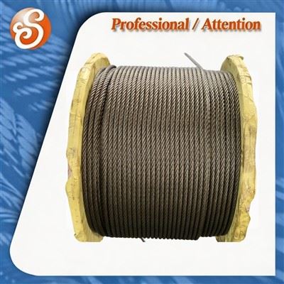 6X9w+FC Ungalvanized Carbon Steel Wire Rope For Rigging & Lifting
