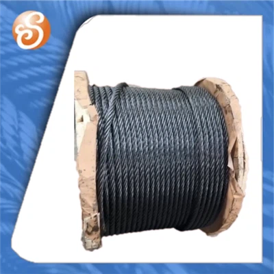 Electrical Galvanized Cable One Strand Yellow Color Fiber Core