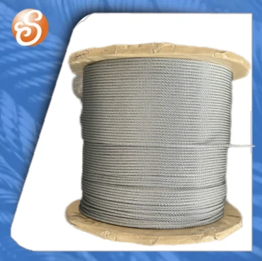 Line Contacted Sandline Steel Wire Rope Hot Dipped Galvanized 6X19s