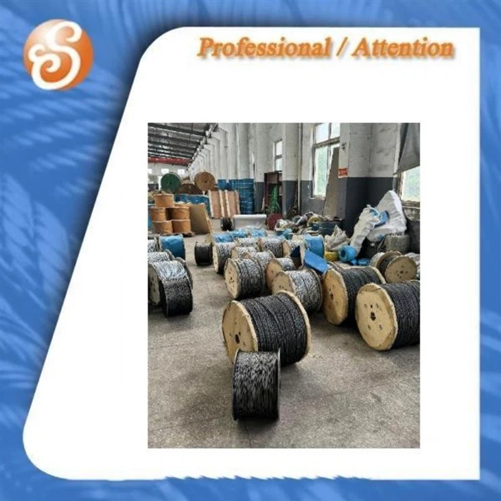 6X37+FC Heavy-Duty Steel Cable With Fiber Core Steel Wire Rope